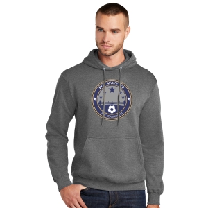 FC Lafayette Club Hooded Logo Sweatshirt - Graphite Heather FCL-PC78HGH