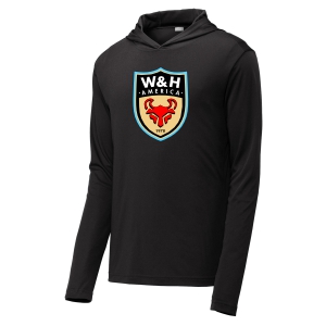 W&H America Competitor Hooded Pullover - Black WHA-ST358BK