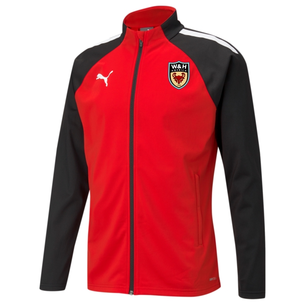 W&H America Puma Youth Team Liga 25 Training Jacket - Red/Black WHA-657235-01