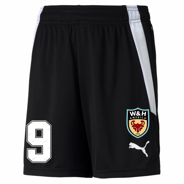 W&H America Puma Women's Team Liga 25 Shorts - Black/White WHA-704936-03