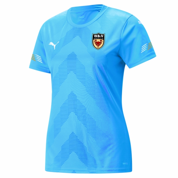 W&H America Puma Women's Team Glory Jersey - Team Light Blue/White WHA-705347-18