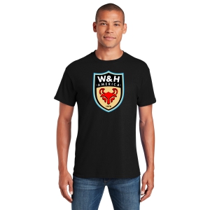 W&H America Supporter T-shirt - Black WHA-G5000BK