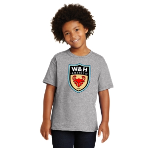 W&H America Youth Supporter T-shirt - Sport Grey WHA-G5000BSG