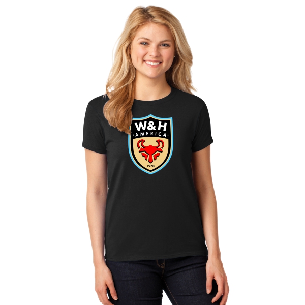 W&H America Women's Supporter T-shirt - Black WHA-G5000LBK