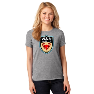 W&H America Women's Supporter T-shirt - Sport Grey WHA-G5000LSG